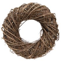 Prodotto Ghirlanda decorativa ghirlanda di olmo marrone naturale Ø23–25 cm H6,5 cm 2 pezzi