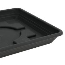Prodotto Sottobicchiere Lara quadrato 25cm x 25cm antracite 1 pz