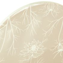 Prodotto Sottobicchieri Decorazione da tavolo Fiori Beige Marrone Ø20cm 3 pezzi