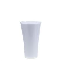 Prodotto Vaso &quot;Fizzy&quot; Ø13,5cm H20,5cm bianco, 1pz