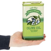 Prodotto Vaso per olio d'oliva, in ceramica, ideale per la decorazione della cucina e della tavola mediterranea, 18 cm