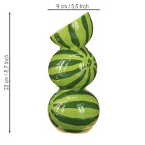 Prodotto Vaso anguria in ceramica decorazione estiva in ceramica H22cm