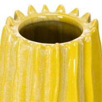 Prodotto Vaso con design scanalato per un elegante arredamento d'interni nel soggiorno, 33 cm