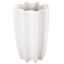 Prodotto Vaso a coste, vaso decorativo alto per fiori secchi, 24 cm