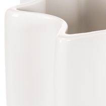 Prodotto Vaso a coste, vaso decorativo alto per fiori secchi, 24 cm