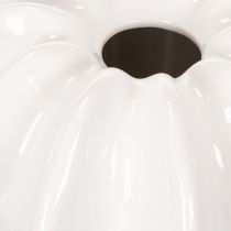 Prodotto Vaso decorativo a forma di zucca, lucido, decorazione autunnale per soggiorno, 19 cm