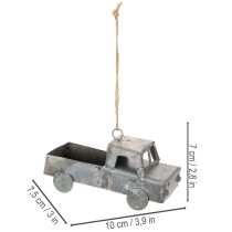 Prodotto Macchinine decorative vintage in metallo da appendere, misure assortite, 9-10 cm, 4 pezzi