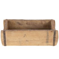 Prodotto Fioriera vintage in legno a forma di mattone, 30 cm