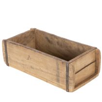 Prodotto Fioriera vintage in legno a forma di mattone, 30 cm
