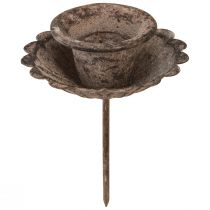Prodotto Portacandele vintage a punta da inserimento Ø8,5cm H11,5cm 4pz