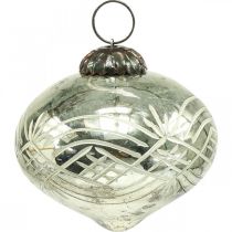 Prodotto Decorazioni natalizie vintage in vetro H7,5/8,5/9,5 cm 3 pezzi
