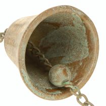 Prodotto Decorazione in metallo con campanellino eolico vintage con ombrello e campana 70 cm