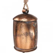 Appendiabiti Deco campana deco metallo rame vintage Ø13,5 cm 49 cm