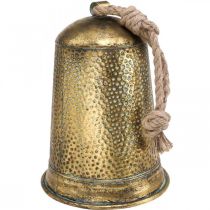 Prodotto Deco campana metallo ottone ditale vintage Ø25cm H34cm