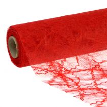 Tovaglia in pile rosso 30cmx25m