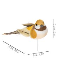 Prodotto Decorazioni a forma di uccelli per decorare la tavola delle feste. Paletti versatili per uccelli, 10 cm, 12 pezzi.