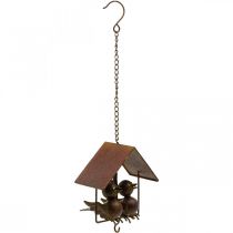 Prodotto Uccelli decorativi da appendere ruggine deco metallo marrone 14,5×16 cm