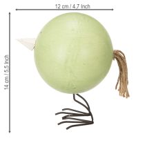 Prodotto Statuette decorative a forma di pulcino come allegro elemento di attrazione per la primavera e la Pasqua, 12 cm, 3 pezzi