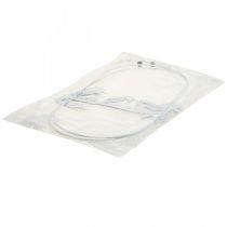 Prodotto Uccello deco decorazione finestra primavera, metallo bianco H37,5 cm 2 pezzi