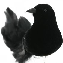 Prodotto Piccioni su filo, decorazione nuziale, piccioni neri H7cm 4 pezzi