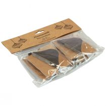 Prodotto Palline natalizie Carta nido d'ape Cipolla Nero e oro Ø8cm 4pz