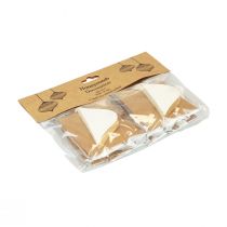 Prodotto Palline natalizie di carta nido d'ape Cipolla Bianco Ø8cm 4pz