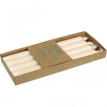 Prodotto Candele in PURA cera candele stick crema Sahara 250/23mm cera naturale 4 pz