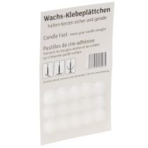 Prodotto Tamponi adesivi in cera per candele Tamponi adesivi bianchi 15 pz