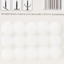 Prodotto Tamponi adesivi in cera per candele Tamponi adesivi bianchi 15 pz