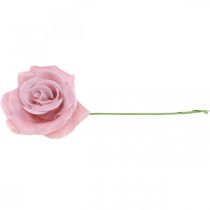 Prodotto Rose in cera rose decorative cera rosa Ø8cm 12 pz