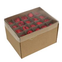 Prodotto Uovo di quaglia rosso 3 cm Decorazione pasquale 50 pz