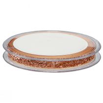 Prodotto Nastro natalizio nastro decorativo glitter rame rosa 10mm 10m