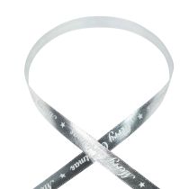 Prodotto Nastro natalizio Nastro Buon Natale Argento Bianco 10mm 20m