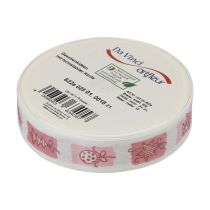 Prodotto Nastro natalizio Nastro rosa Natale 25mm 18m