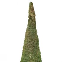 Prodotto Decorazione in muschio per albero di Natale in verde naturale Ø30cm H100cm