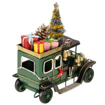 Prodotto Decorazione natalizia auto Auto natalizia vintage verde 15×7×16cm