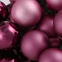 Prodotto Decorazione natalizia specchio bacche bacca rosa Ø25mm 140 pz