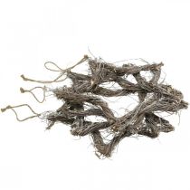 Prodotto Decorazione natalizia stella stelle bianche da appendere olmo 30cm 4pz