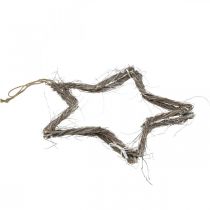 Prodotto Decorazione natalizia decorazione finestra stella olmo bianco lavato Ø40cm 2pz