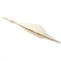 Prodotto Elegante decorazione natalizia da appendere con gocce di carta bianche da 80 cm