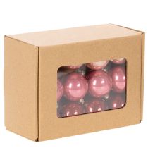 Prodotto Decorazioni natalizie in vetro, lucide, 3 cm, 22 pezzi