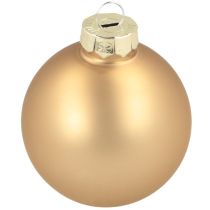 Prodotto Trio di palline di Natale oro e rosa – elegante set da 3 con lucentezza e stile 5 cm 24 pezzi