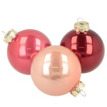 Prodotto Set di palline di Natale, decorazioni festive scintillanti, 6 cm, 24 pezzi