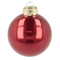 Prodotto Set di palline di Natale, decorazioni festive scintillanti, 6 cm, 24 pezzi