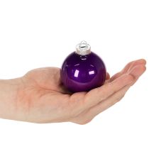 Prodotto Set di palline per albero di Natale, palline colorate, lucide, 60 mm, 24 pezzi