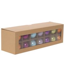 Prodotto Set di palline per albero di Natale, palline colorate, lucide, 60 mm, 24 pezzi