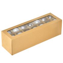 Prodotto Palline di Natale in vetro, set da 3 – azzurro, blu, blu metallizzato e opaco, con gancio, 6 cm, 24 pezzi