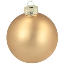 Prodotto Palline di Natale in vetro – opache e lucide in oro, rosa 7,5 cm 12 pezzi