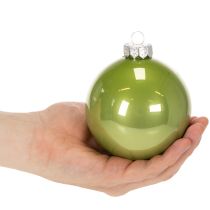 Prodotto Palline di Natale lucide, set da 10, colori assortiti, 95 mm