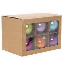 Prodotto Palline di Natale lucide, set da 10, colori assortiti, 95 mm
